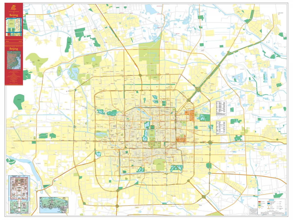 بكين (بكين) خريطة المدينة
